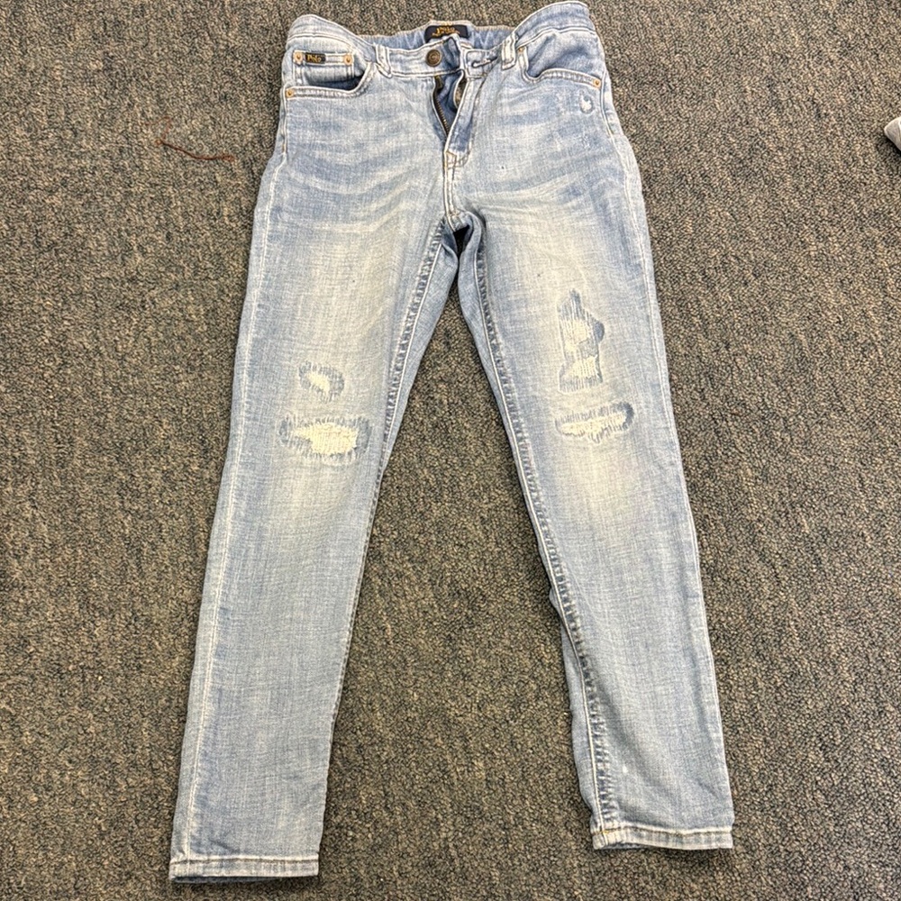 Polo Ralph Lauren Light Blue Distressed kids Jeans - Size 12